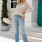 Cozy for Keeps Two-Tone Ribbed Trim Sweater
