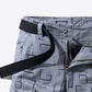 Printed Belted Cargo Shorts
