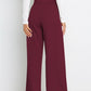 Tie Front Paperbag Wide Leg Pants