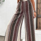 Floral High Waist Wide Leg Pants