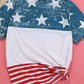 Stars and Stripes Color Block T-Shirt
