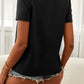 Crisscross Short Sleeve Tee Shirt