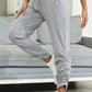 Drawstring Waist Ruched Detail Pants