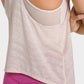 Spliced Mesh Racer Back Tank