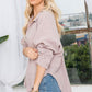 Sweet Lovely by Jen Full Size Button-Up Textured Shirt