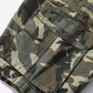 Camouflage Drawstring Waist Cargo Shorts