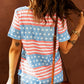 Stars and Stripes Crisscross Tee