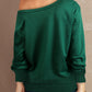 Boat Neck Long Sleeve Sweatshirt