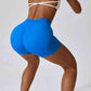 Wide Waistband Slim Fit Sports Shorts