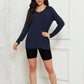 Basic Bae Full Size V-Neck Long Sleeve Top