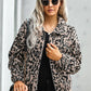 Plaid Print Sherpa Jacket Coat