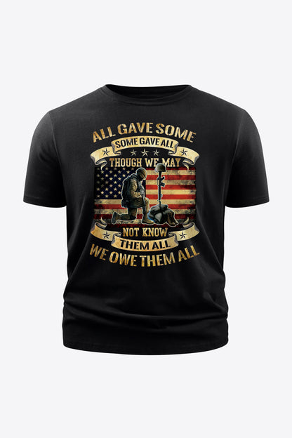 US Flag Graphic Short Sleeve Tee