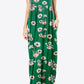 Floral Spaghetti Strap Maxi Dress with Pockets