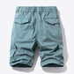 Graphic Drawstring Waist Cargo Shorts