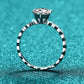 1 Carat Moissanite Six-Prong Ring