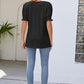 Flounce Sleeve V-Neck Tee
