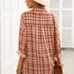 Plaid Button Relaxed Fit Shirt