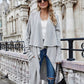 Open Front Pocket Duster Cardigan