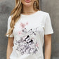 Simply Love Full Size Flower Graphic Cotton Tee
