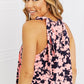 Sew In Love Let It Happen Full Size Floral Halter Top