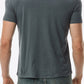 Notched Neck Short Sleeve Tee