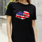 Simply Love Full Size US Flag Graphic Cotton Tee