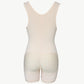 Full Size Zipper Detail Lace Trim Shapewear