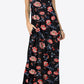 Floral Spaghetti Strap Maxi Dress with Pockets