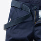 Belted Button and Zip Closure Shorts