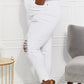 Kancan Full Size Juniper High Rise Slim Straight Distressed Jeans