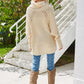 Cable-Knit Openwork Turtleneck Sweater