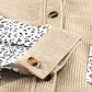 Color Block Corduroy Dropped Shoulder Jacket