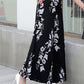 Floral Elastic Waist Culottes