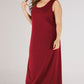 Plus Size Scoop Neck Maxi Tank Dress