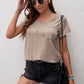 Distressed Short Sleeve Pocket Tee