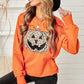 Halloween Leopard Jack-O-Lantern Sweatshirt