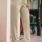 Drawstring Elastic Waist Pants with Pockets