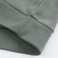 Quarter-Button Exposed Seam Dropped Shoulder Hoodie