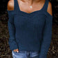 Long Sleeve Cold Shoulder Sweater