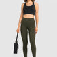 Mesh Panel Racerback Longline Sports Bra