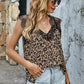 Printed Lace Detail Tank