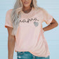 MAMA Heart Graphic Tee Shirt