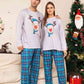 Full Size Rudolph Graphic Long Sleeve Top and Plaid Pants Set