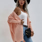 Waffle Knit Open Front Cardigan