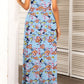 Round Neck Sleeveless Maxi Dress with Pockets