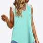 Spliced Lace Curved Hem Blouse