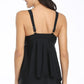 Ring Detail Strappy Neck Tankini Set