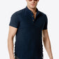 Short Sleeve Henley Tee