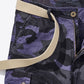 Camouflage Belted Cargo Shorts
