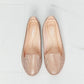 Forever Link Rhinestone Round Toe Flats in Rose Gold